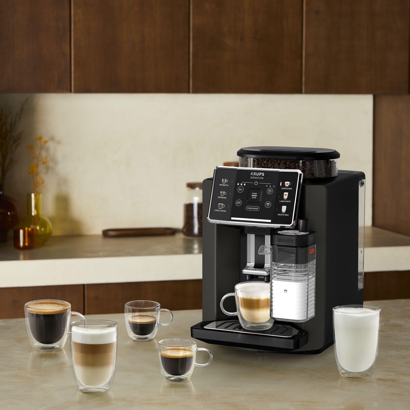 Máquina de Café Expresso Automática KRUPS EA912910 (Grãos de café - 1450 W - 1,7 l - Preto) — miniatura 4