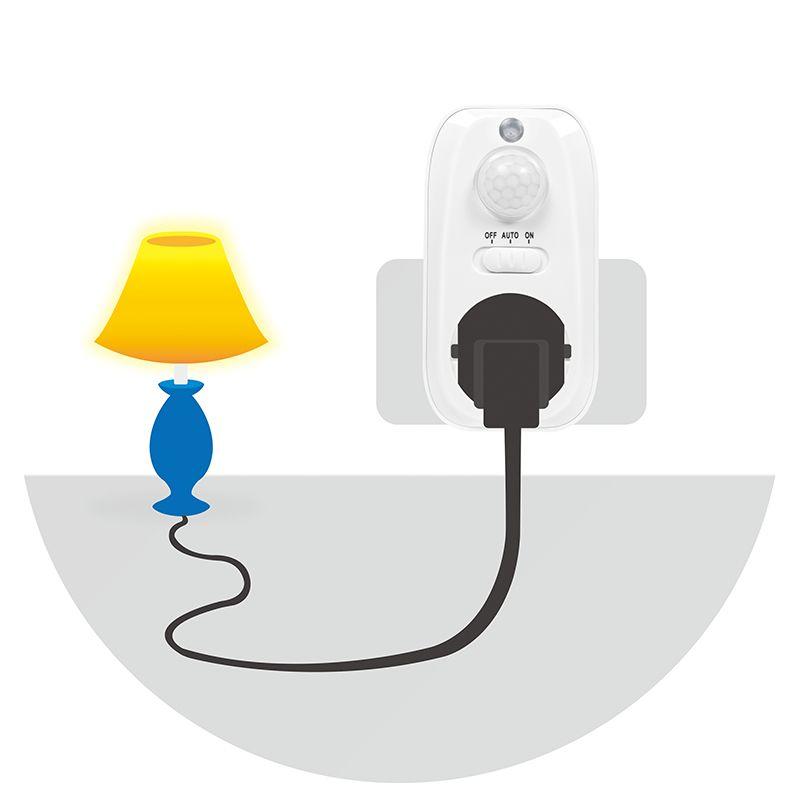 Tomada Schuko com Sensor de Movimento LOGILINK PA0248 (16 A - Branco), miniatura 4