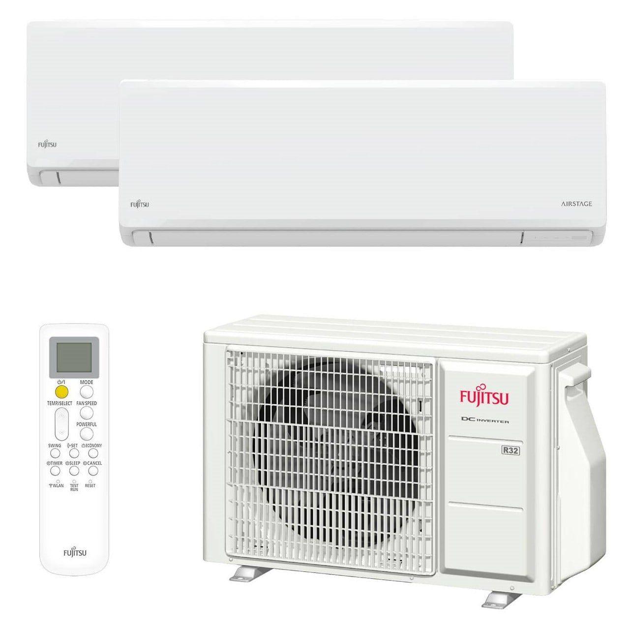 Kit Ar Condicionado Multisplit FUJITSU 2x1 ASY3525U11MIKN EX50 (Wi-Fi)