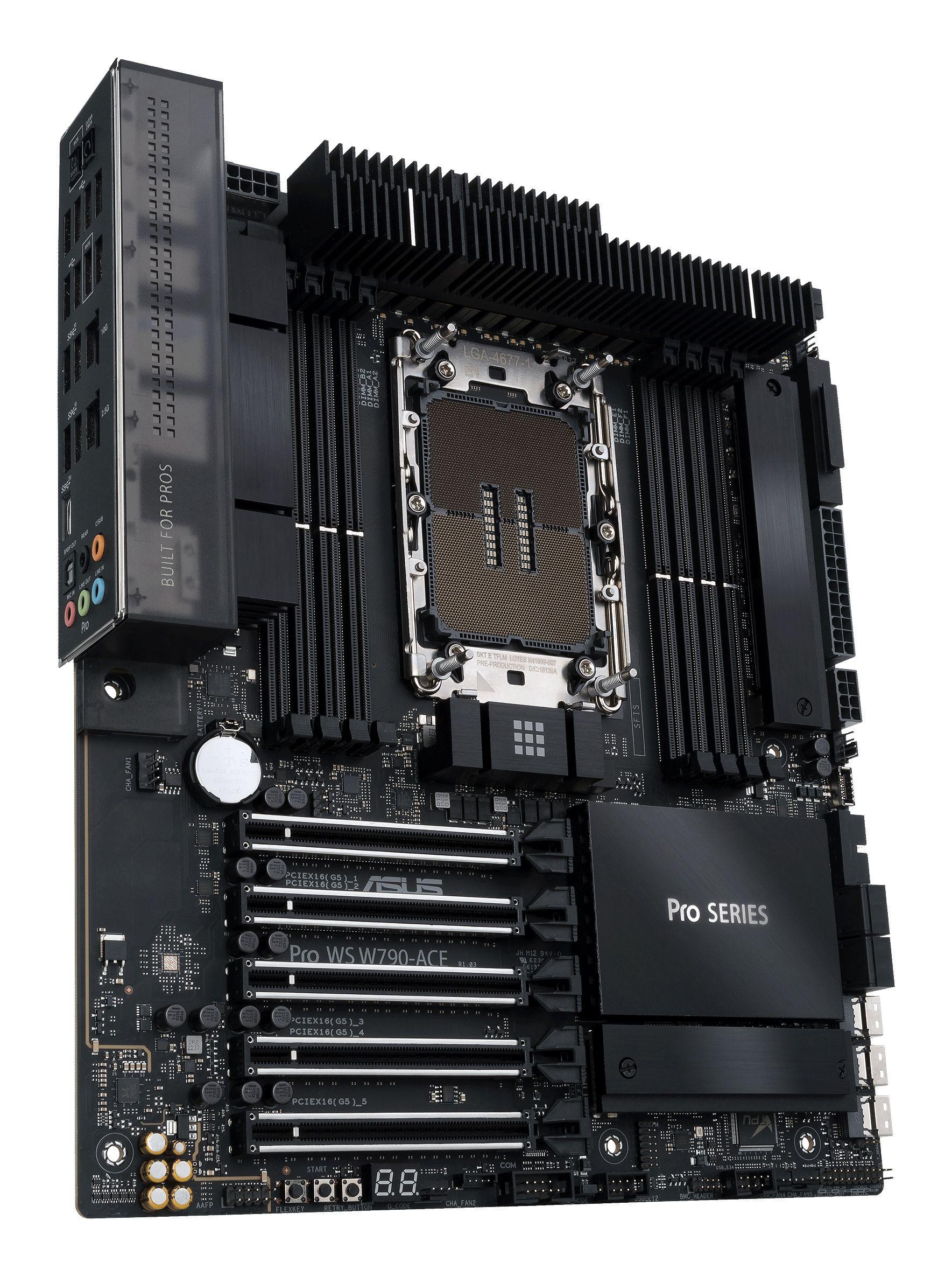 Motherboard ASUS PRO WS W790-ACE (LGA 4677 (Socket E) - Intel Xeon W - SSI CEB - Preto), miniatura 8