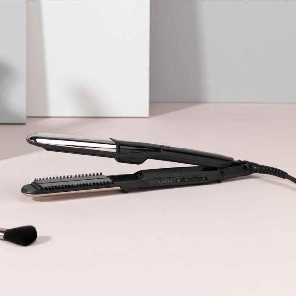 Alisador de Cabelo a Vapor BABYLISS ST496E (Plástico - Preto/Prateado), miniatura 3