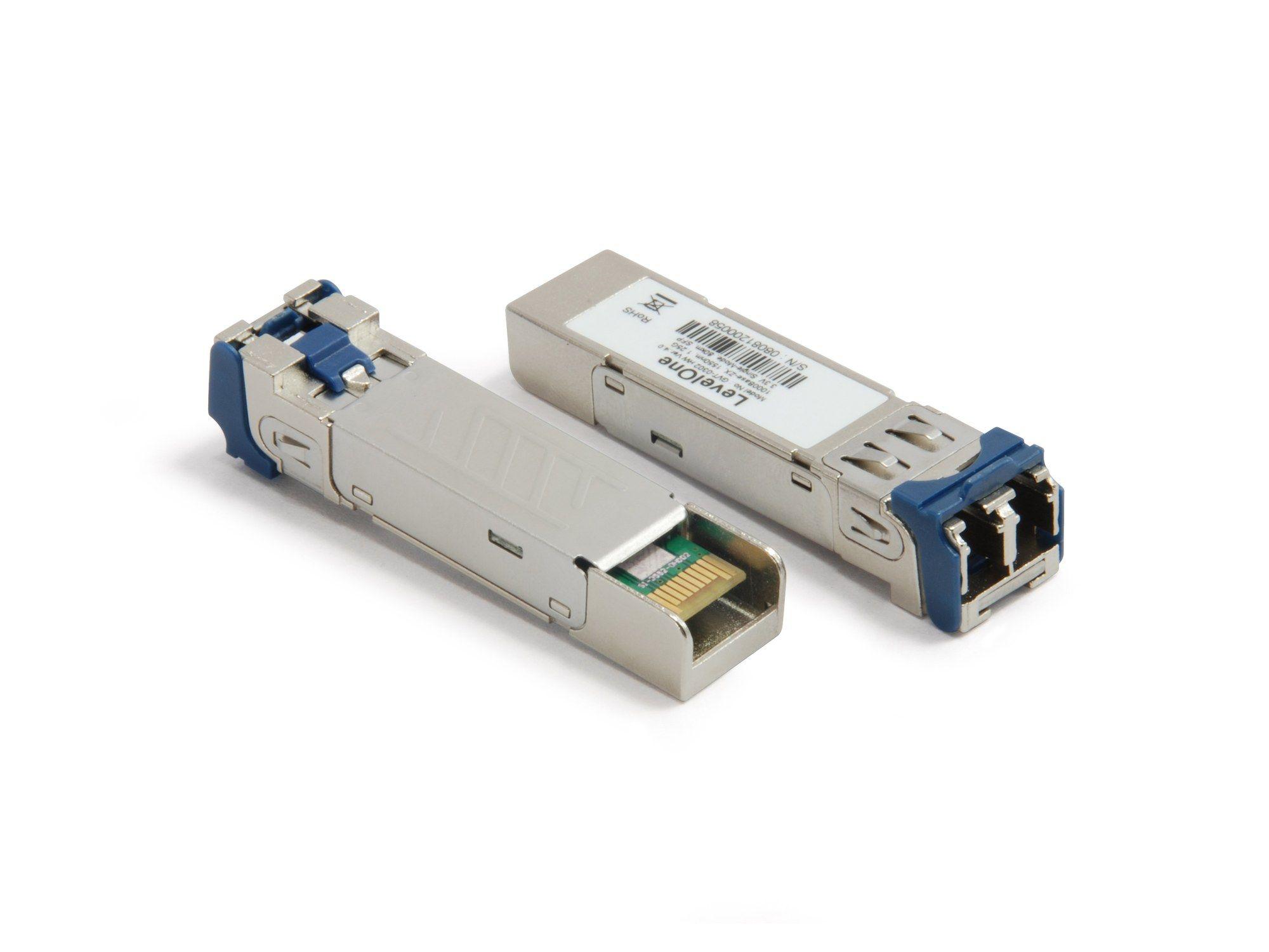 Módulo Transceptor SFP de Fibra Ótica LEVELONE GVT-0302 (1 unidade - 1250 Mbit/s)