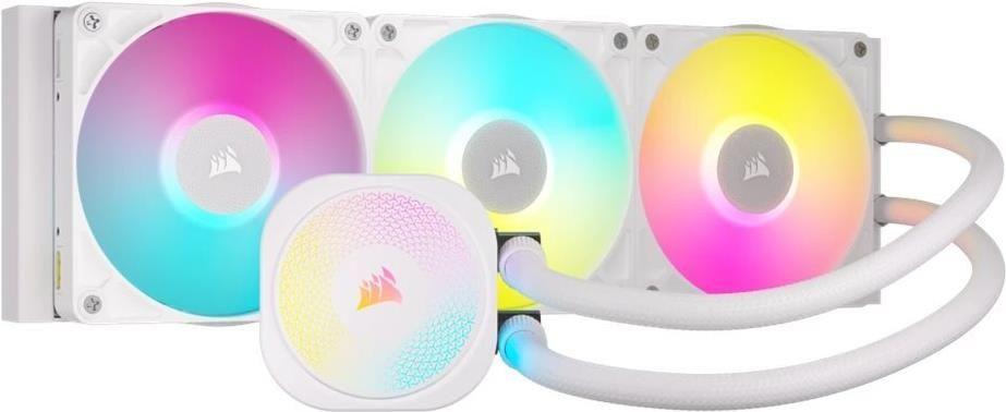 Sistema de Arrefecimento Líquido AIO CORSAIR iCUE LINK TITAN 360 RX RGB (12 cm - 2100 RPM - RGB multicolor - Branco)