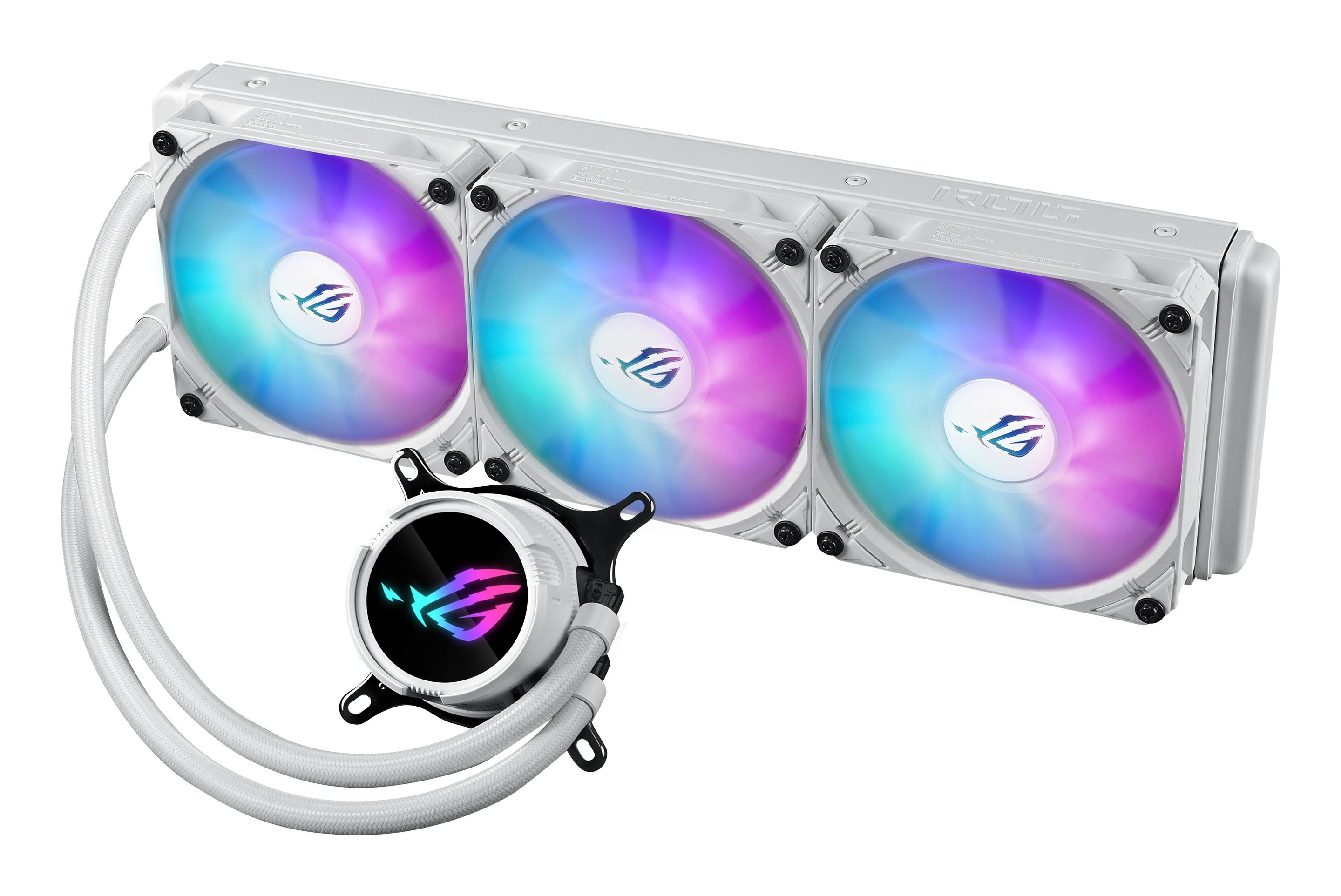 Kit de Refrigeração Líquida AIO ASUS ROG Strix LC III 360 ARGB (12 cm - 2200 RPM - Multi - Branco)