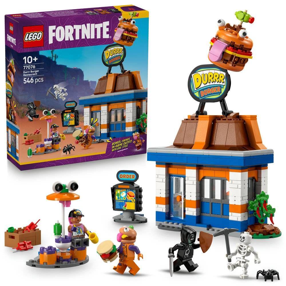 Jogo de Montagem LEGO 77076 Restaurante Durrr Burger (LEGO Fortnite - +10 anos - Multicor)