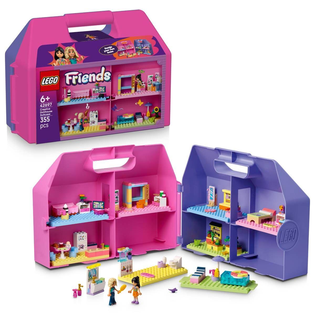 LEGO 42697 Friends Mala com Casa de Bonecas Criativa (6+ anos - 355 peças), miniatura 3