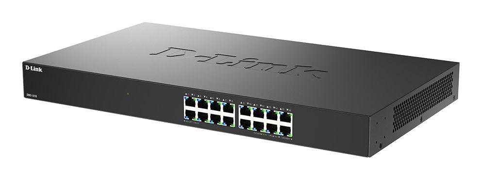 Switch D-LINK DMS-1016/E (2.5G Ethernet - 80 Gbit/s - L2+ - Preto), miniatura 3