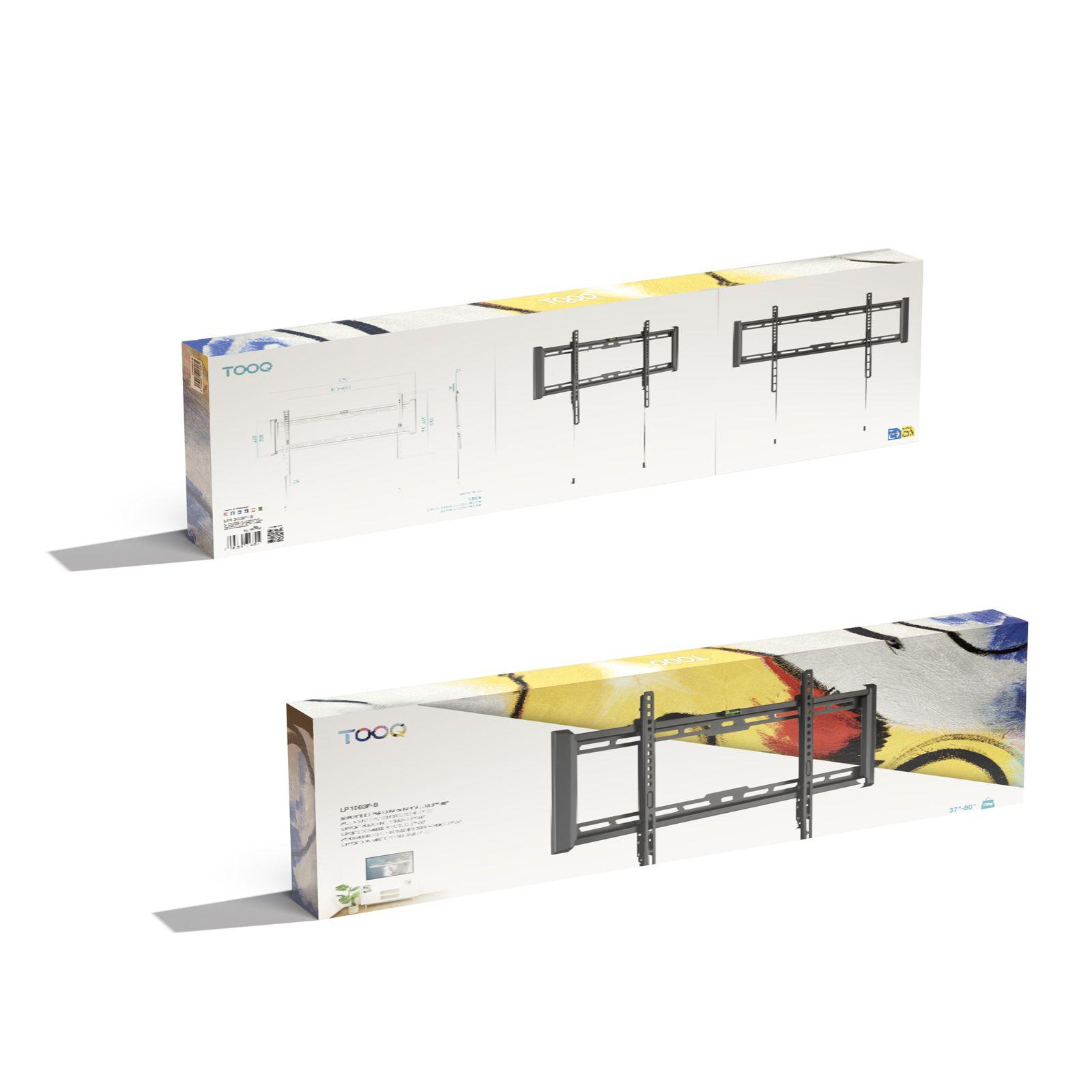 Suporte de Parede TV TOOQ LP1082F-B (37–80" - 45 kg - VESA 600 x 400 mm - Preto), miniatura 8
