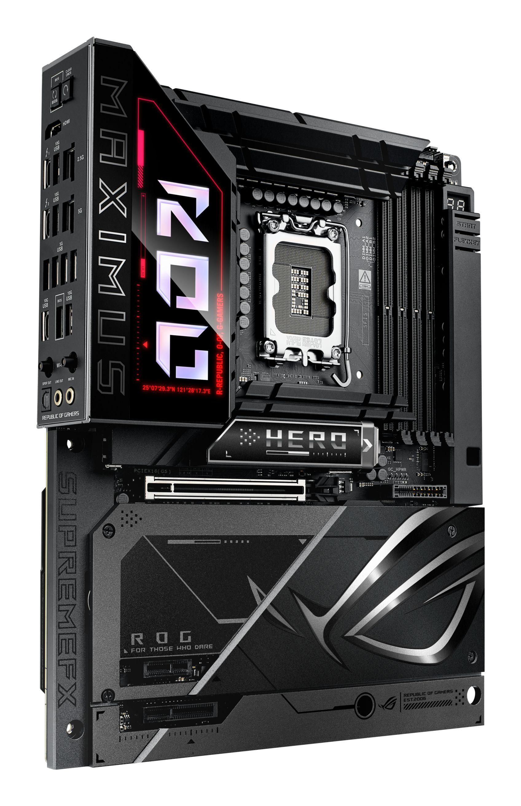 Motherboard ASUS ROG MAXIMUS Z890 HERO BTF (LGA 1851 (Socket V1) - Intel Core Ultra - ATX - Preto), miniatura 4