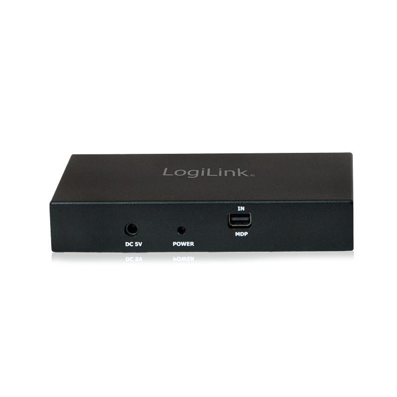 Multiplicador de Vídeo LOGILINK CV0094 (mini DP - HDMI A - Preto) — miniatura 2