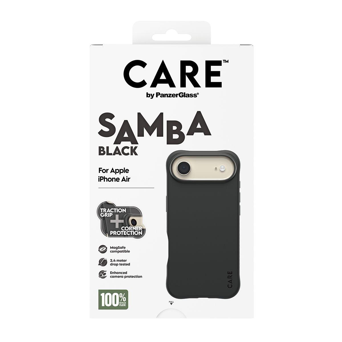 Capa PANZERGLASS CARE Samba para iPhone Air (Apple - Preto), miniatura 3