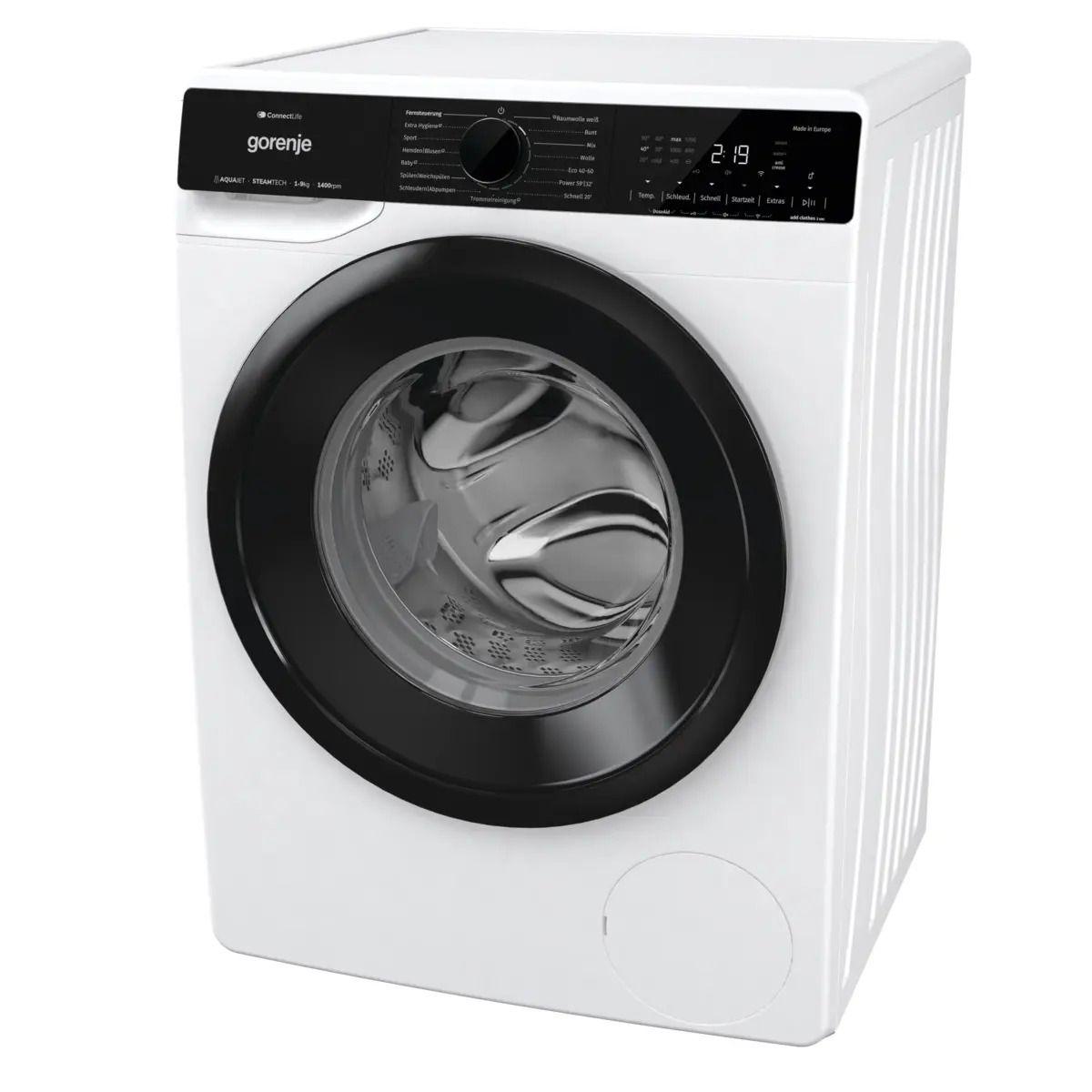 Máquina de Lavar Roupa Independente GORENJE WPNA94A1TS (1300 RPM - B - A - Branco) — miniatura 5