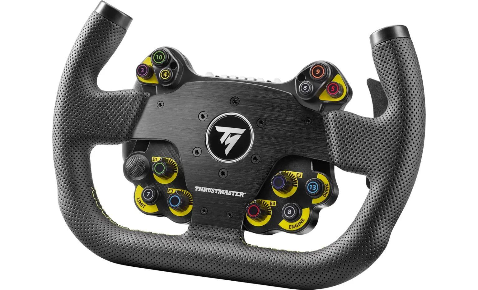 Volante THRUSTMASTER EVO Racing 31U Leather (Com fios - Preto e Amarelo) — miniatura 2