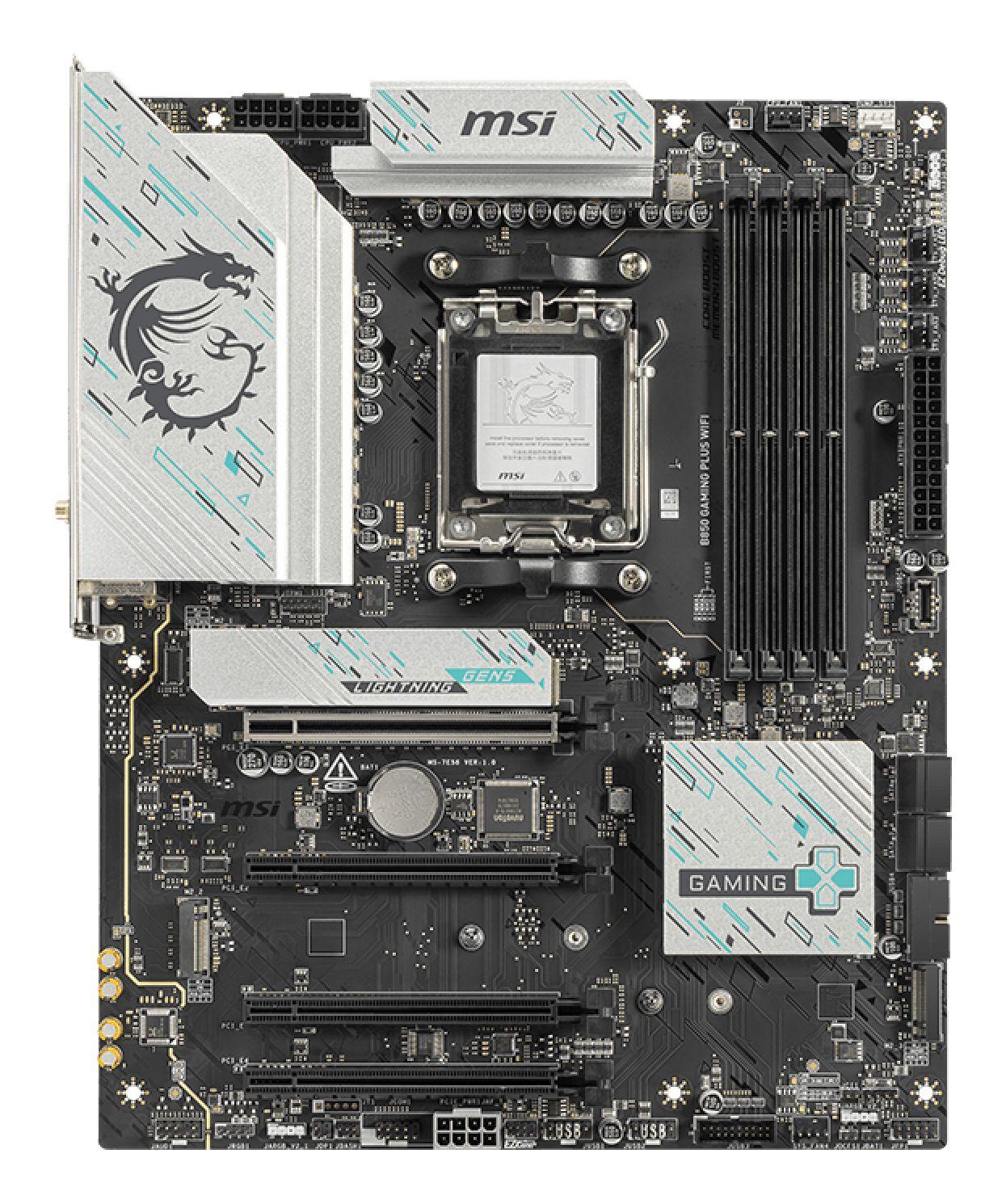 Motherboard MSI B850 GAMING PLUS WIFI (AM5 - ATX - Duplo canal - Preto) — miniatura 2