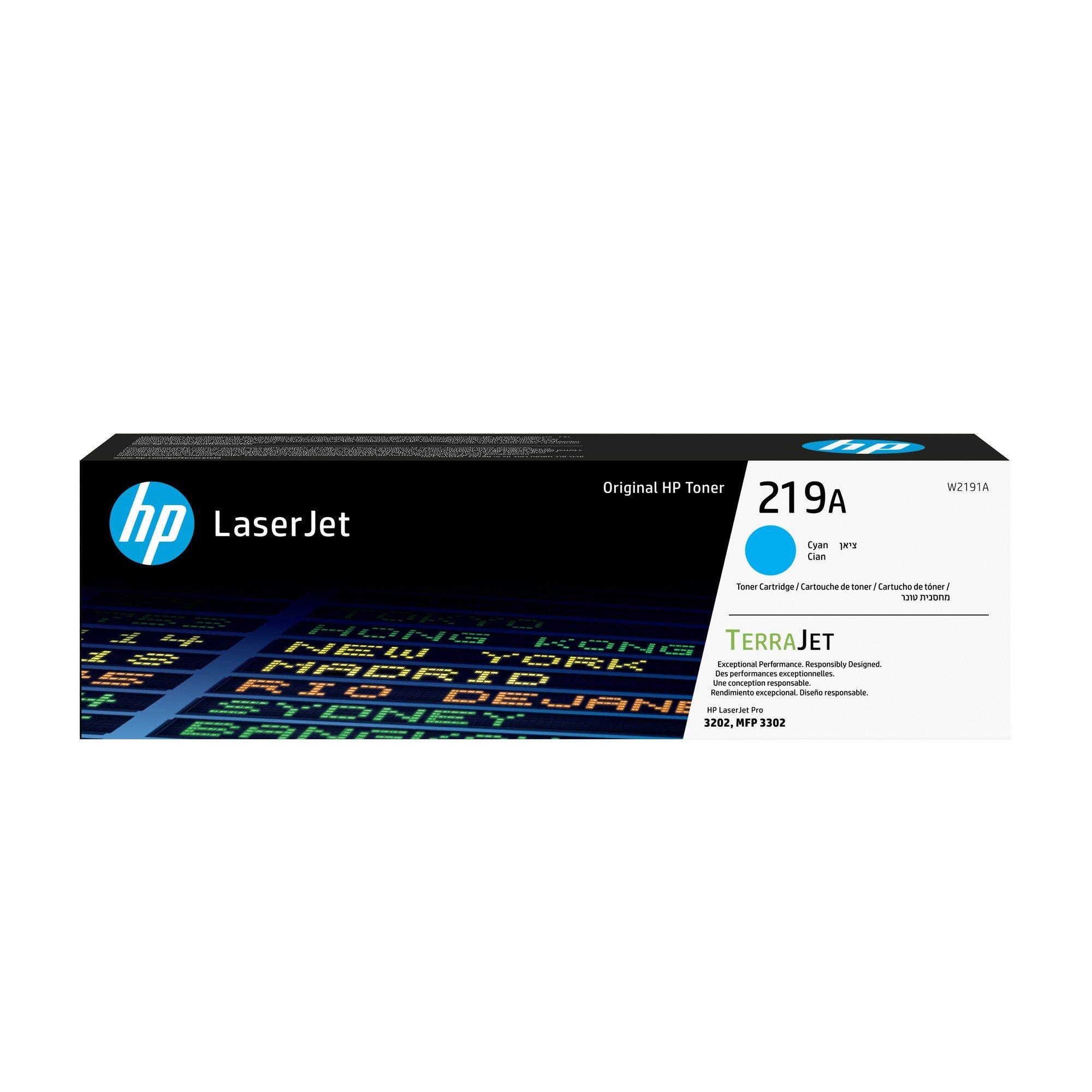 Toner HP W2191A (0 páginas - Ciano)