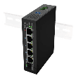 Switch Industrial LANBERG ILFE-4P-1GE-1S-90 (Fast Ethernet - 12 Gbit/s - Preto)