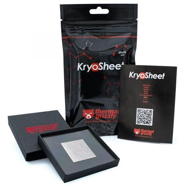 Almofada Térmica THERMAL GRIZZLY KryoSheet TG-KS-29-25 (Grafeno - Antracite) — miniatura 4