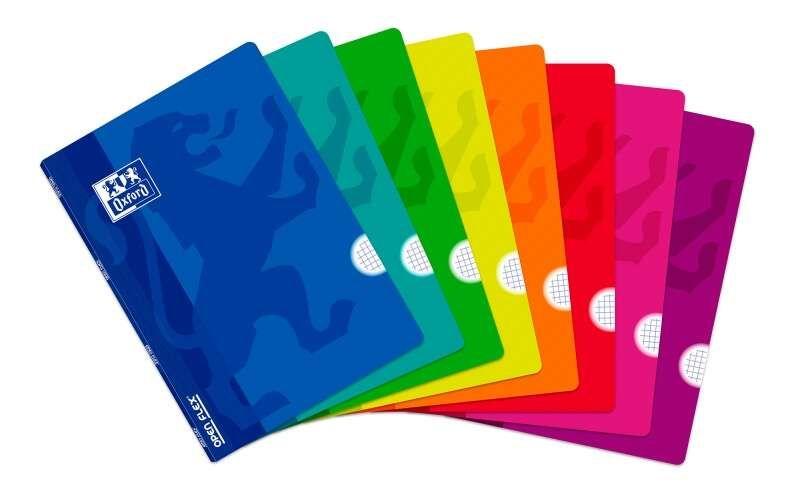 Caderno Agrafado OXFORD Openflex A4 (Plástico - Cores Sortidas)