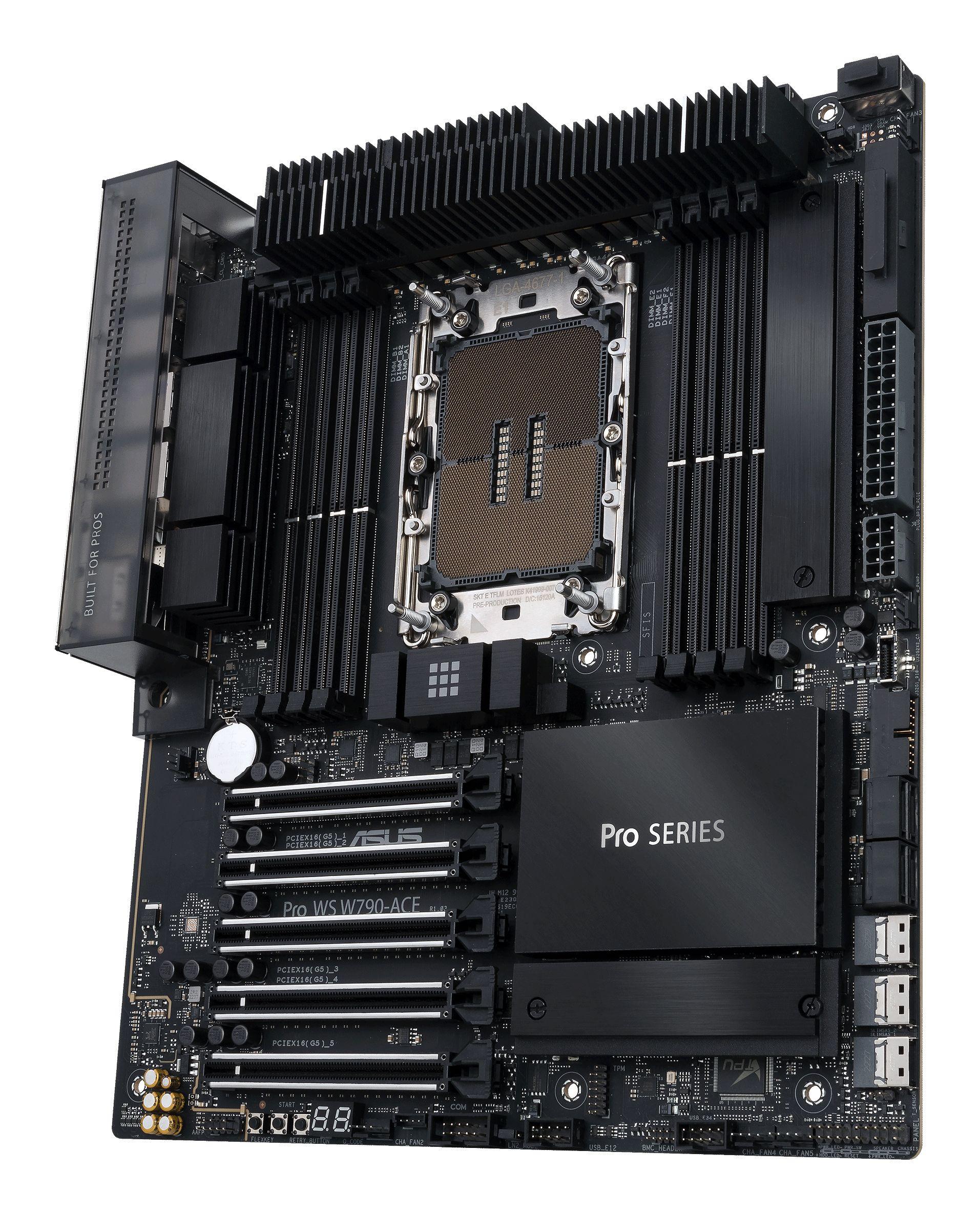 Motherboard ASUS PRO WS W790-ACE (LGA 4677 (Socket E) - Intel Xeon W - SSI CEB - Preto), miniatura 6