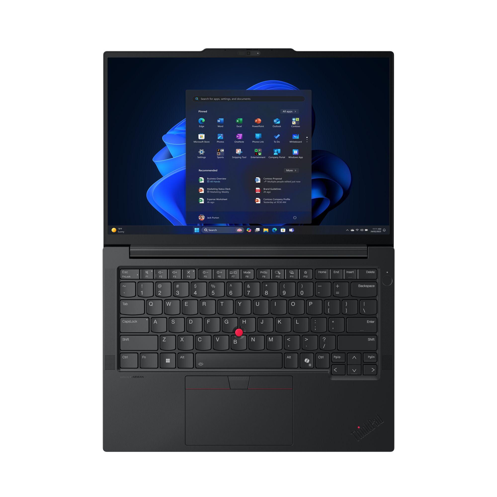Computador Portátil LENOVO ThinkPad E14 Gen 7 (AMD) 21T0004UGE (Windows 11 Pro, 64 bits - 16 GB - 14" - Preto) — miniatura 5