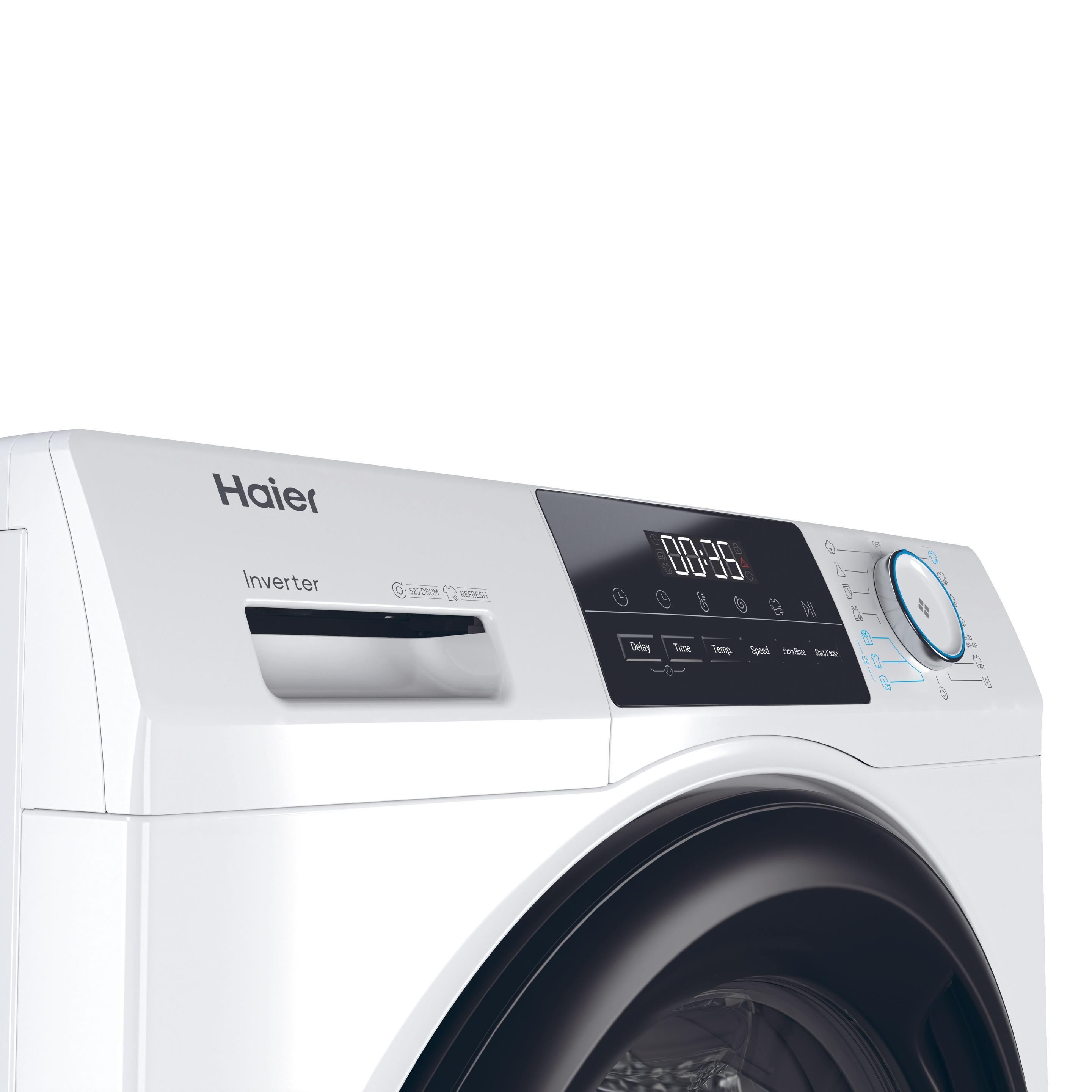 Máquina de Lavar Roupa Independente HAIER HW80BP14929AS (1400 RPM - B - A - Branco) — miniatura 7
