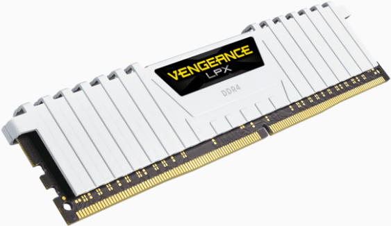 Memória RAM CORSAIR Vengeance LPX CMK32GX4M2E3200C16W (3200 MHz - 32 GB - DIMM)