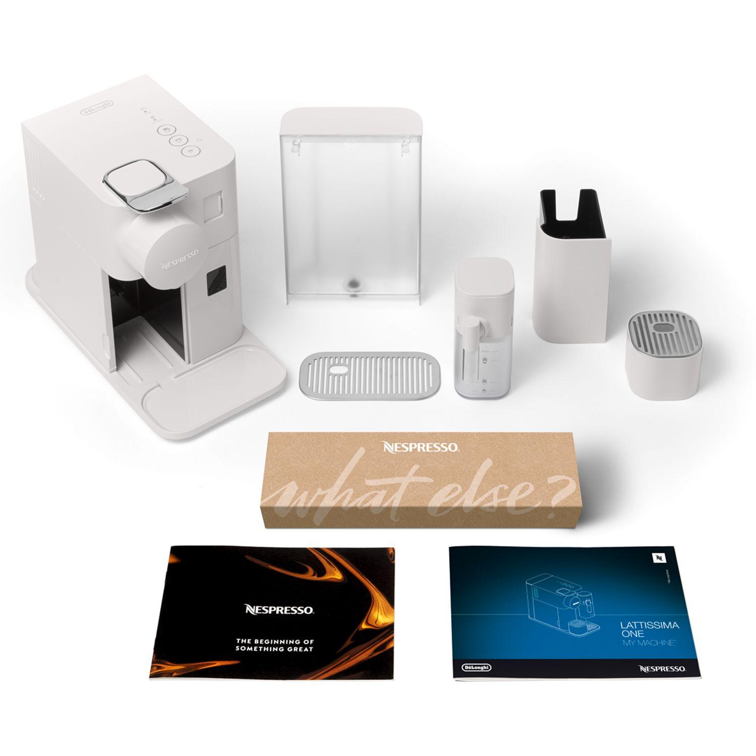 Máquina de Café de Cápsulas DELONGHI Lattissima One EN510.W (Nespresso - 1400 W - 19 bar - Branco), miniatura 4