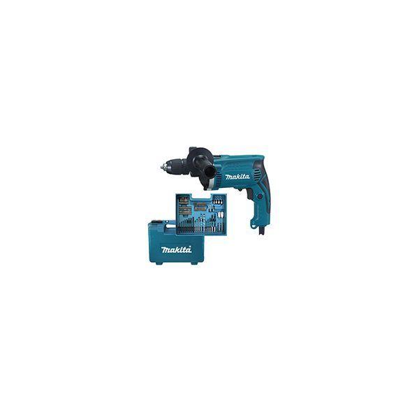 Berbequim com Percussão MAKITA HP1631KX3 (Preto/Azul), miniatura 2