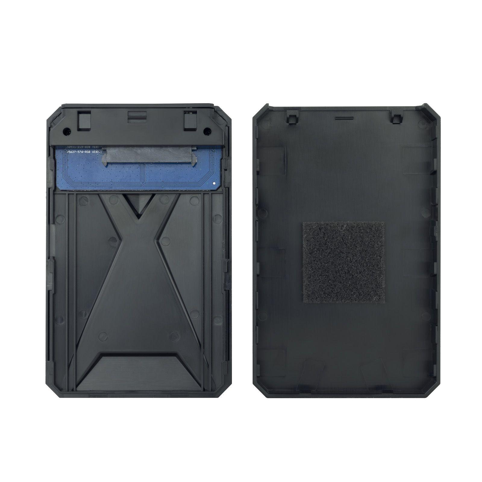 Caixa Externa TOOQ TQE-2550BL (4 TB - 2.5" - SATA I, SATA II e SATA III - Preto), miniatura 3