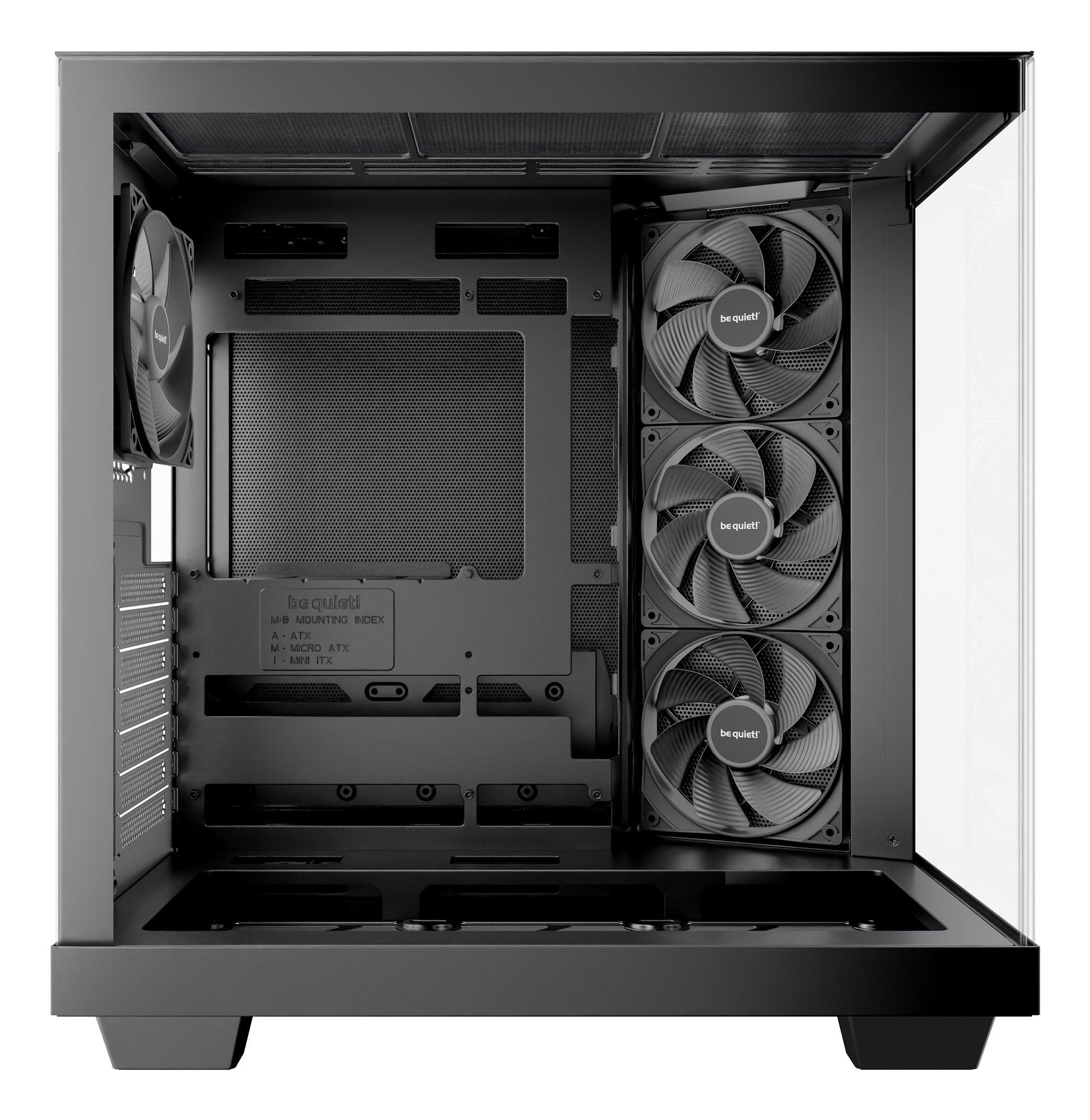 Caixa PC BE QUIET! Light Base 500 (ATX, micro ATX, Mini-ITX - ATX, PS2 - Midi Tower - Preto) — miniatura 7