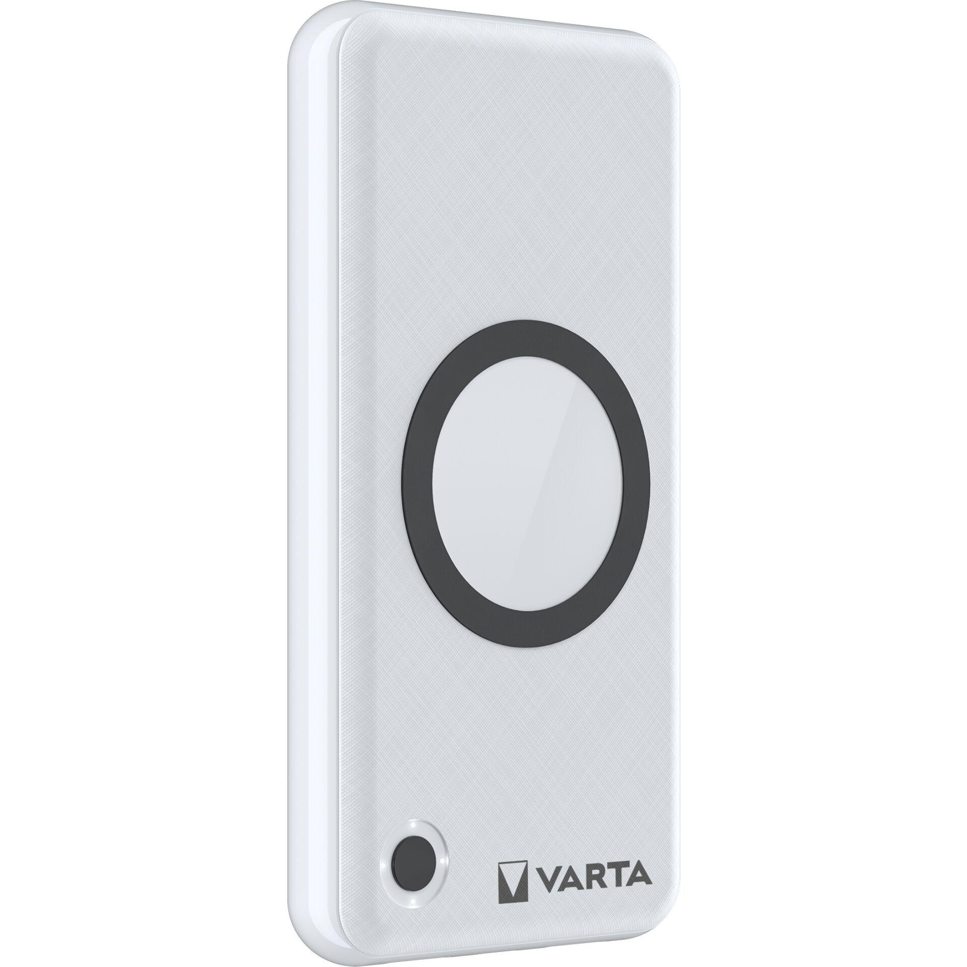 Powerbank Wireless VARTA 57908 (15000 mAh - 55 Wh - USB Type-C - Branco), miniatura 4