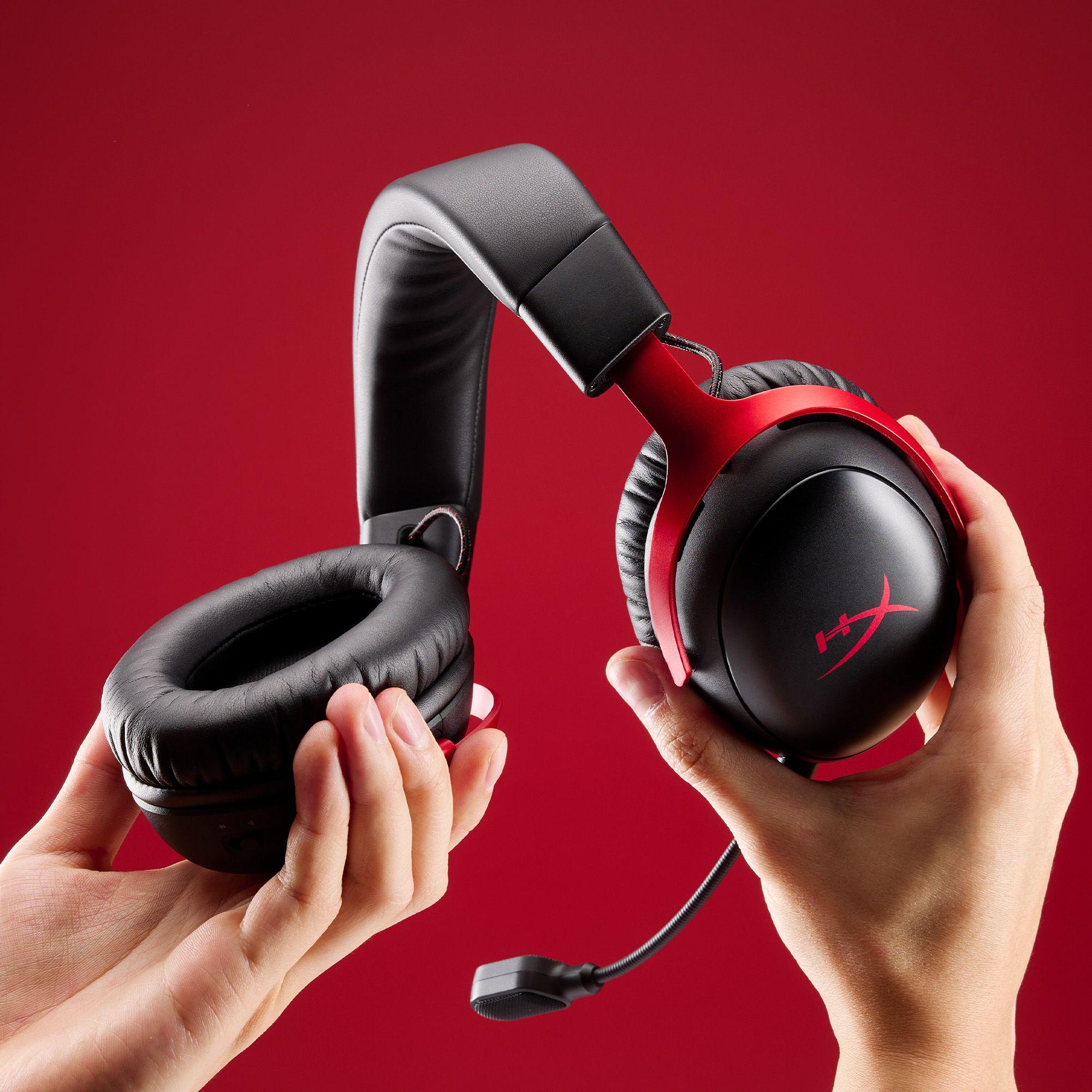 Headset Gaming HYPERX Cloud III S Wireless (Auscultadores - Sem fios - USB - Preto/Vermelho), miniatura 5