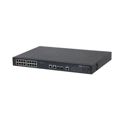 Switch PoE DAHUA PFS4218-16ET-240-V3 (Gigabit Ethernet - 10/100 Mbps - 8,8 Gbit/s - Preto), miniatura 2