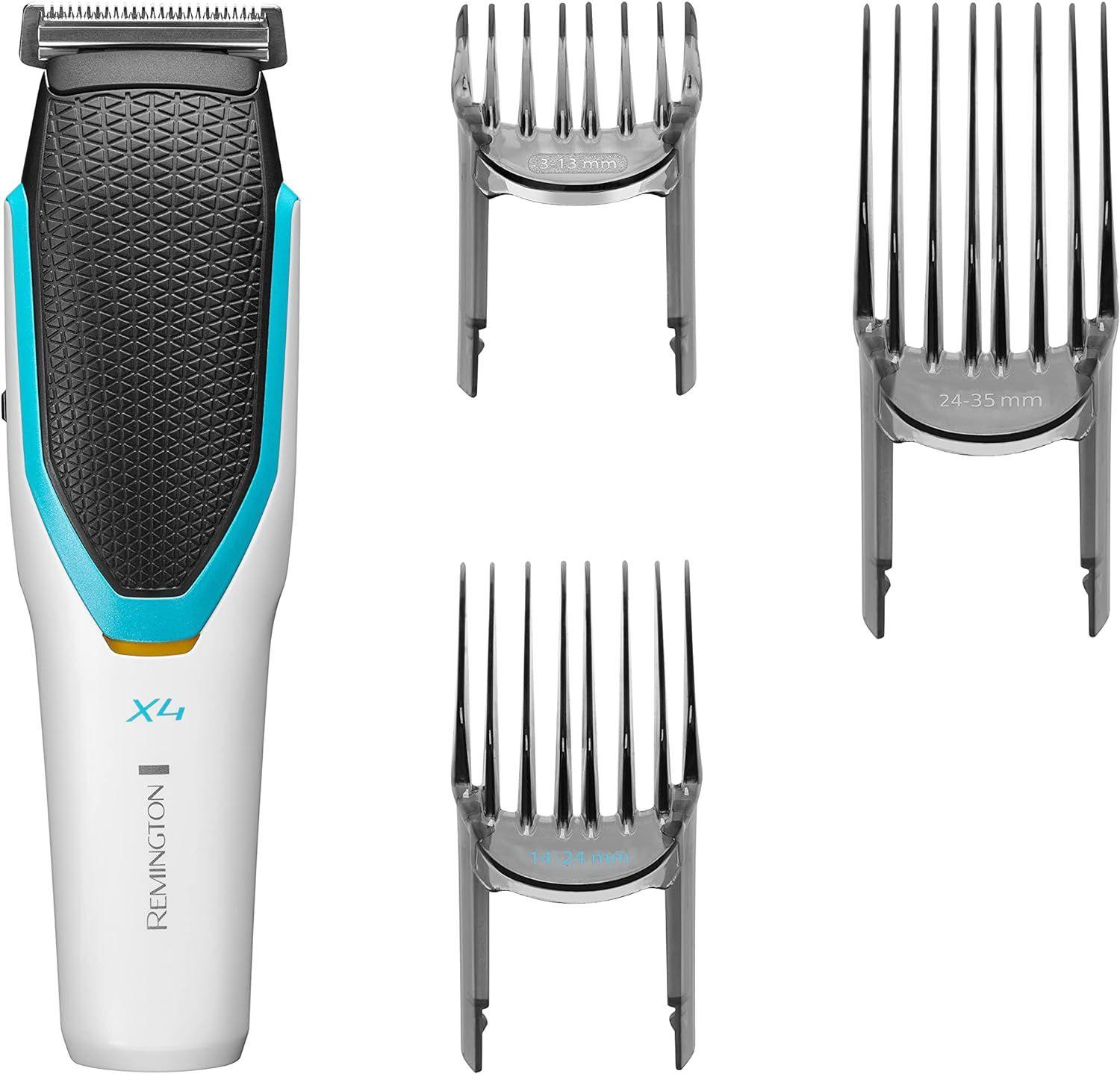 Máquina de Cortar Cabelo REMINGTON Power-X Series X4 HC4000 (Ferro - Preto e Branco)