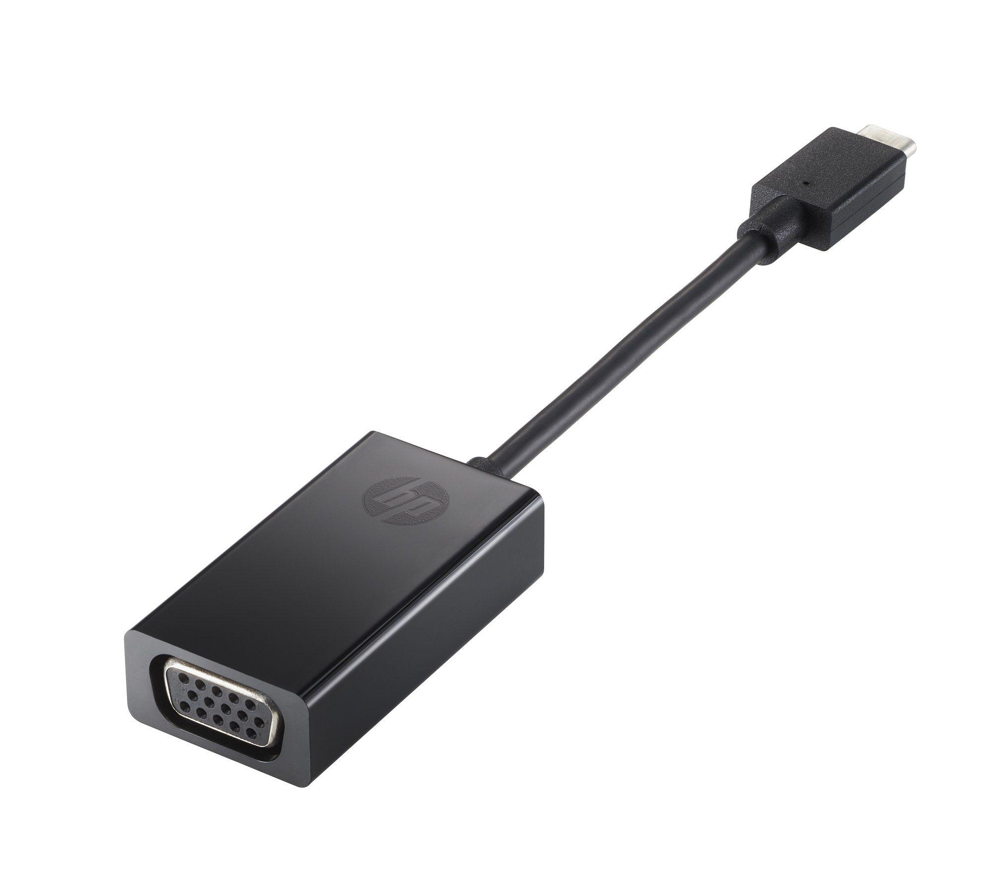Adaptador USB-C para VGA HP P7Z54AA#ABB (USB-C - Preto)