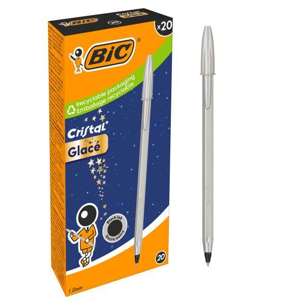 Esferográfica BIC Cristal Glace (Prateado mate)