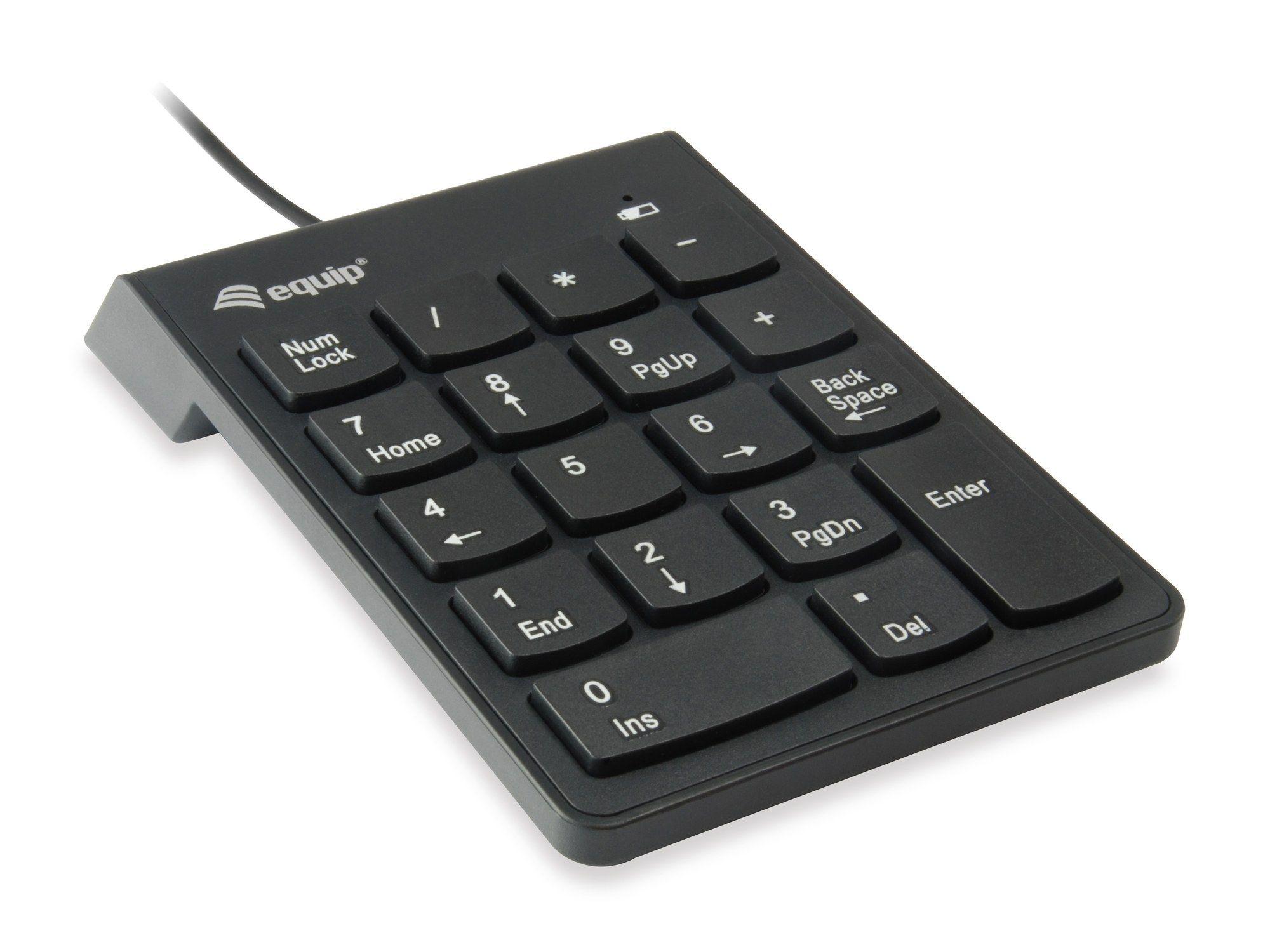 Teclado EQUIP 245205 (Membrana - USB - Preto)
