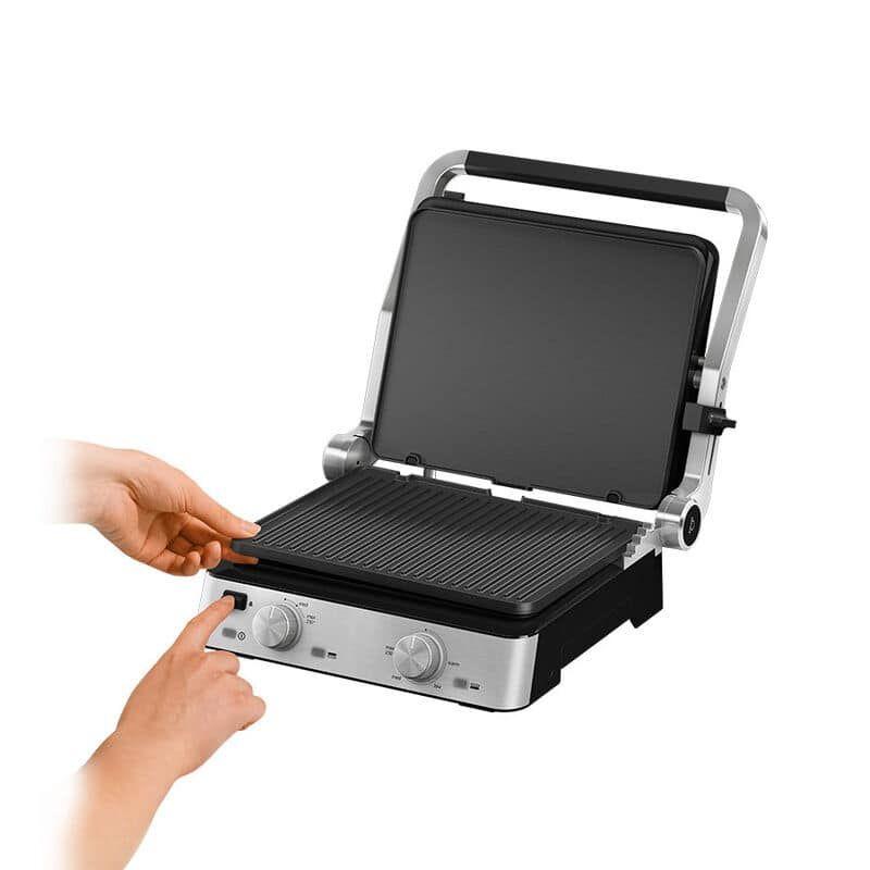 Grelhador Elétrico BRAUN MultiGrill 7 CG7020 (Altura 17,3 cm - Preto/Inox), miniatura 3