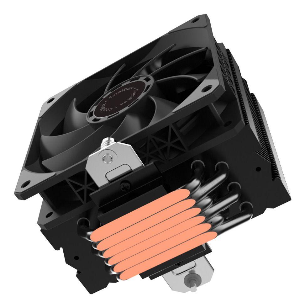Dissipador para CPU COOLBOX H6 (120 mm - 2000 RPM - 4-pin - Preto), miniatura 4