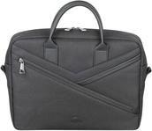 Mala para Portátil RIVACASE 8124 ECO (MacBook Air de 15 polegadas - Poliéster - Até 14 polegadas - Preto)