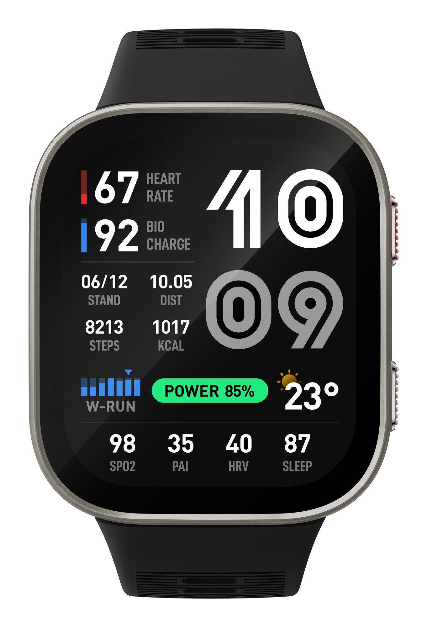 Smartwatch AMAZFIT Bip Max (AMOLED 2,07" - GPS - Prateado e Preto) — miniatura 3