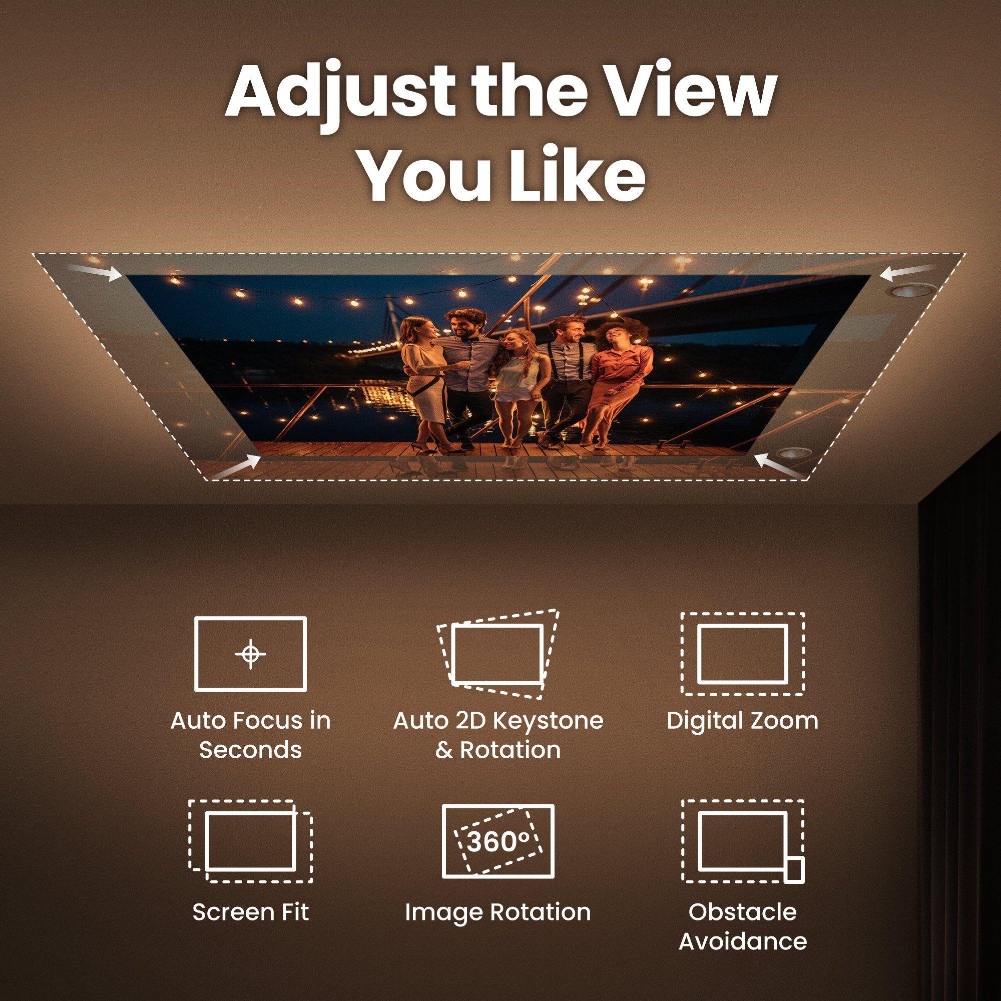 Projetor Portátil BENQ GV50 (1080p - 2032-2540 mm - Android TV - Branco) — miniatura 13