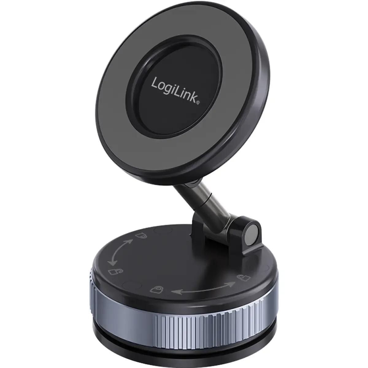 Suporte Magnético para Telemóvel LOGILINK AA0198 (Preto), miniatura 2
