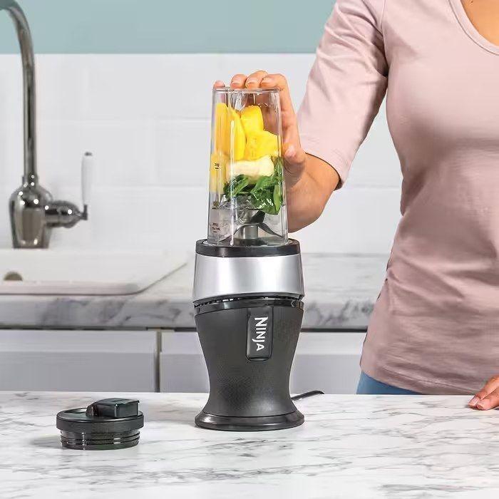 Liquidificadora NINJA QB3001EUS (Liquidificadora de bancada - 700 W - 0,47 l - Preto e Prateado) — miniatura 4