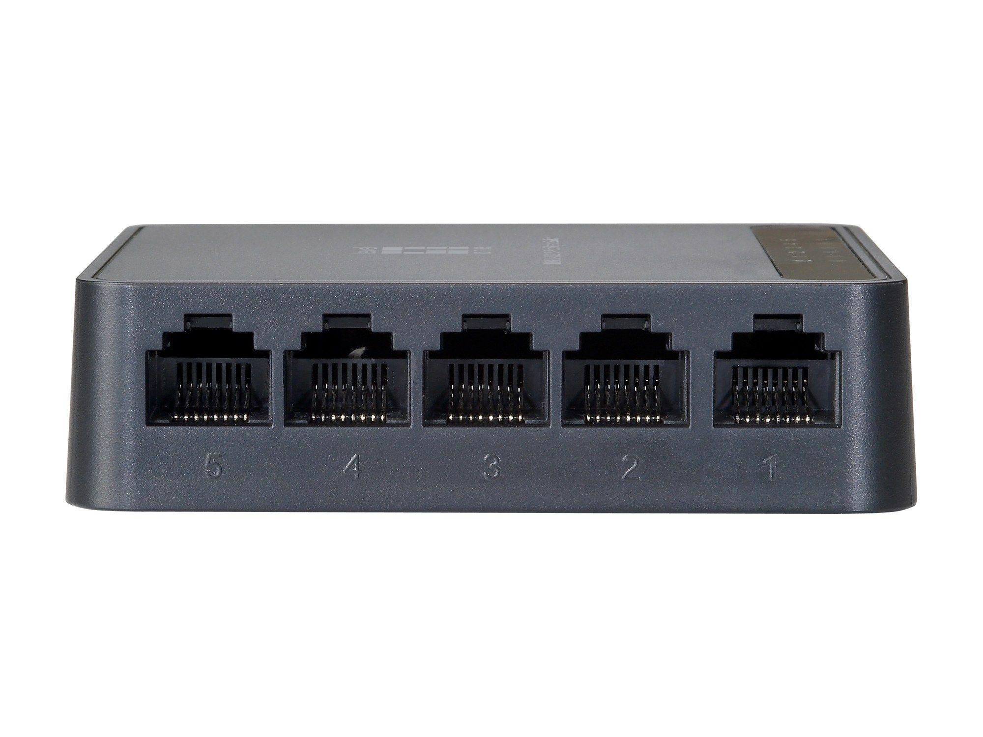 Switch Não Gerido LEVEL ONE GEU-0522 (Gigabit Ethernet - 64 KB - 10 Gbit/s - Preto) — miniatura 3