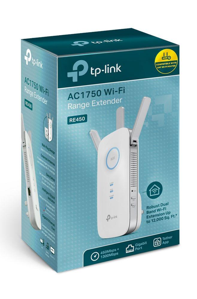 Repetidor Wi-Fi TP-LINK RE450 V2 (1300 Mbit/s - Dual Band - LAN - Branco), miniatura 3