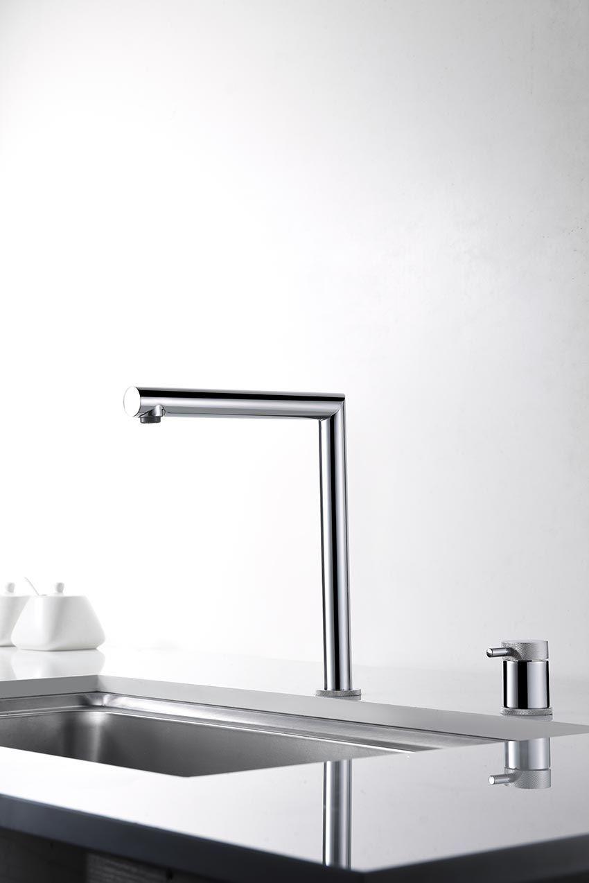 Torneira de Cozinha Escamoteável IMEX Itaca GCE018 (Aço e latão - Dourado) — miniatura 4