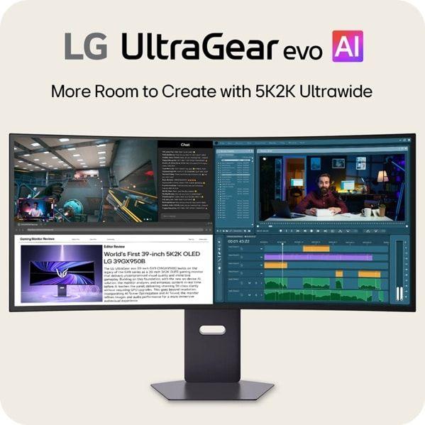 Monitor LG 39GX950B-B.AEU (39" - OLED - 165 Hz - Preto) — miniatura 5