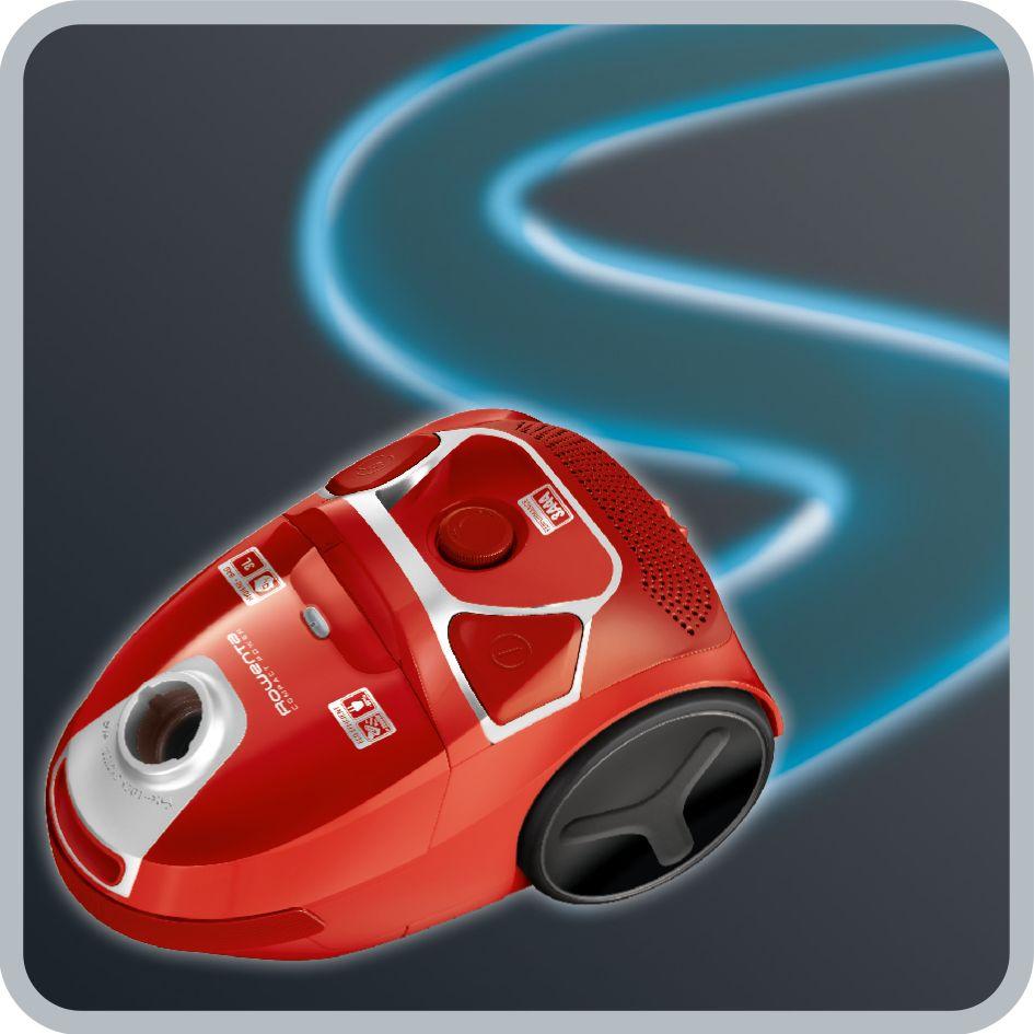Aspirador com Saco ROWENTA Compact Power RO3953EA (Altura 23,3 cm - 3 l - Tapete, pavimento duro - Vermelho) — miniatura 8