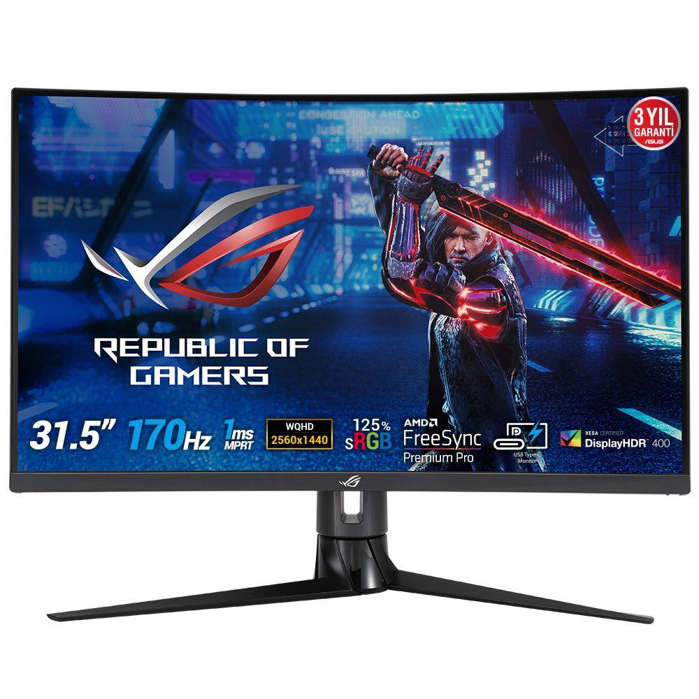 Monitor ASUS ROG Strix XG32VC (31,5" - VA - 170 Hz - Preto)